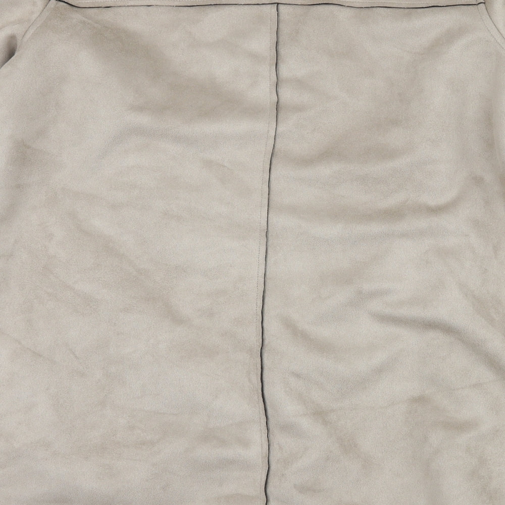 Womens UK Size 12 New Look Brown Overcoat