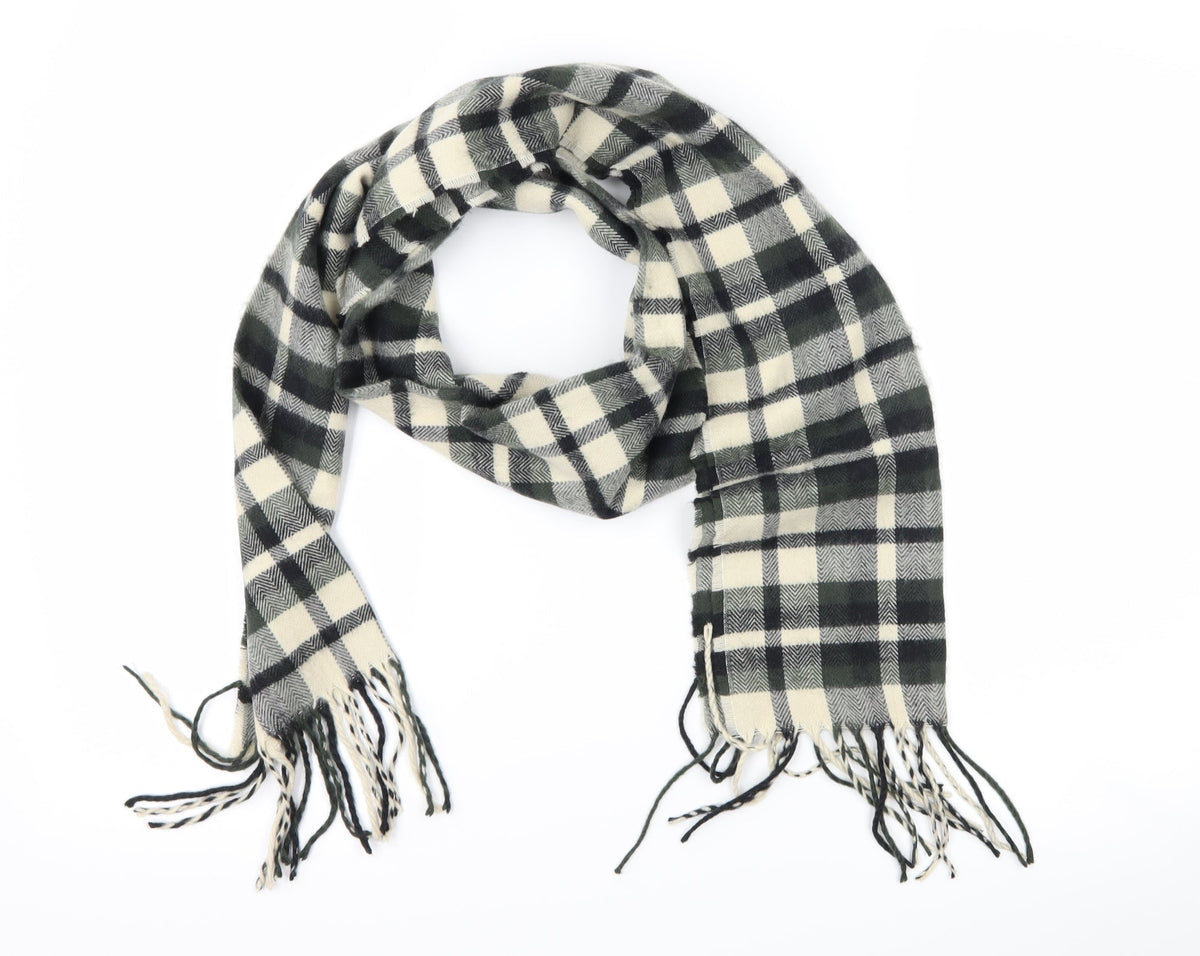 Preworn Womens Grey Check Scarf