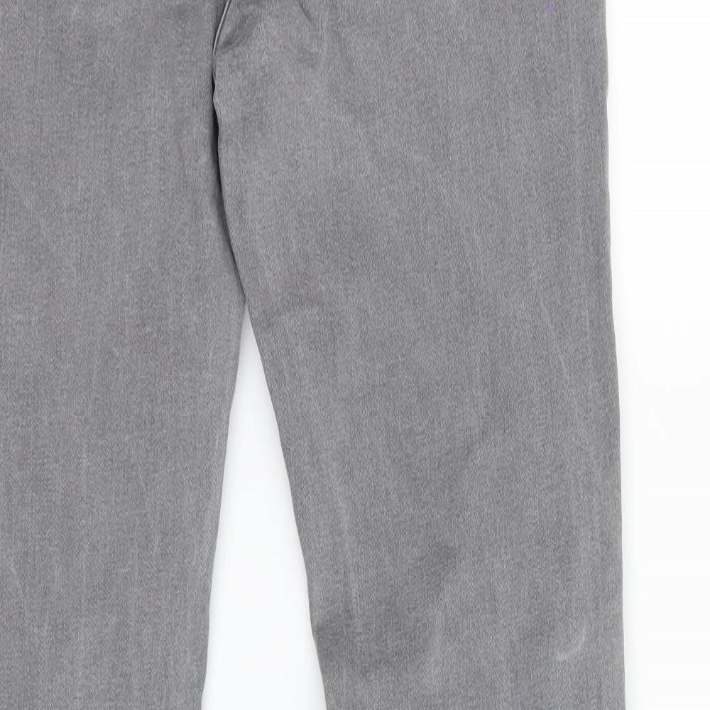 New Look Womens Grey   Straight Jeans Size 34 in L26 in