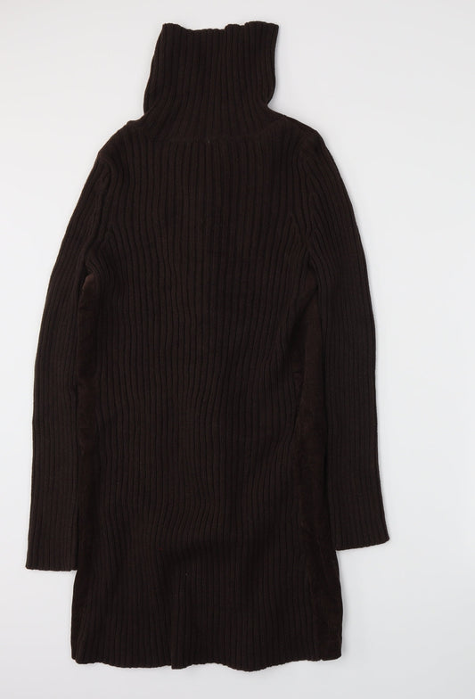 E-vie Womens Brown Jacket Size 10