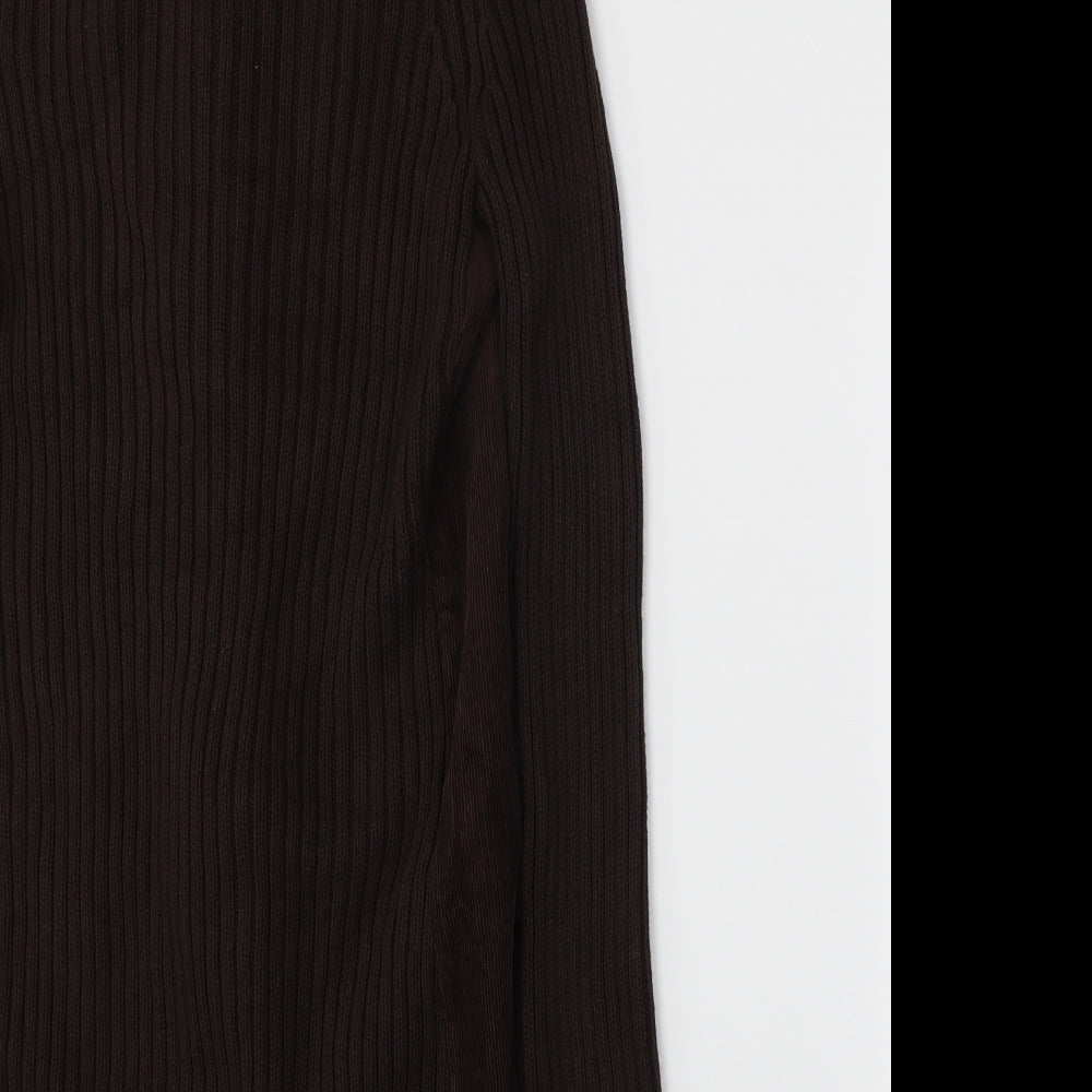 E-vie Womens Brown Jacket Size 10