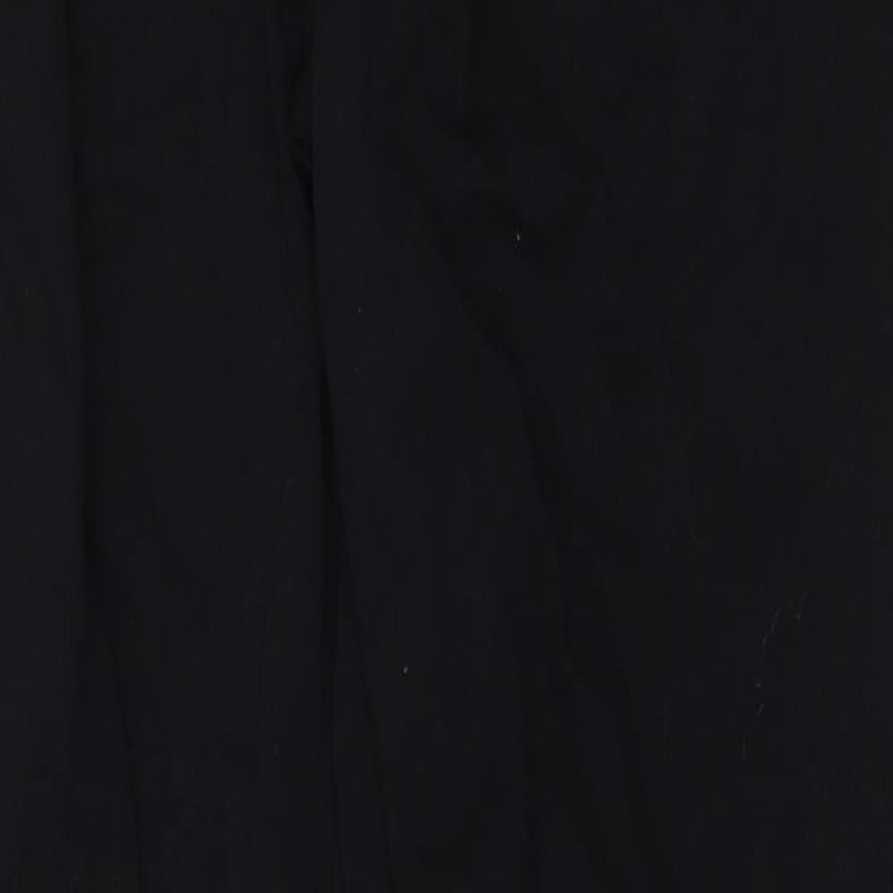 Womens UK Size M Marks and Spencer Regular Fit Black Trousers