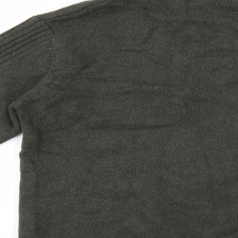 Mens UK Size M Avenue Green Pullover Jumper