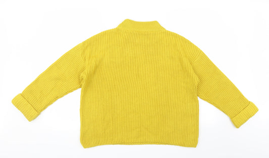 Sainsburys Womens Yellow Pullover Jumper Size 14