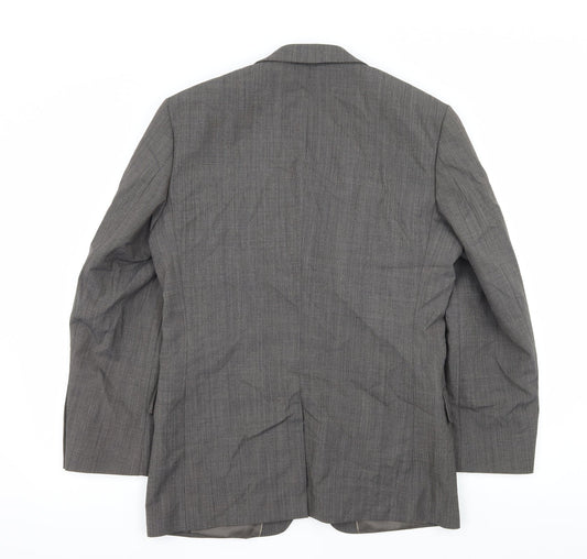 Mens UK Size S Burton Regular Grey Suit Jacket