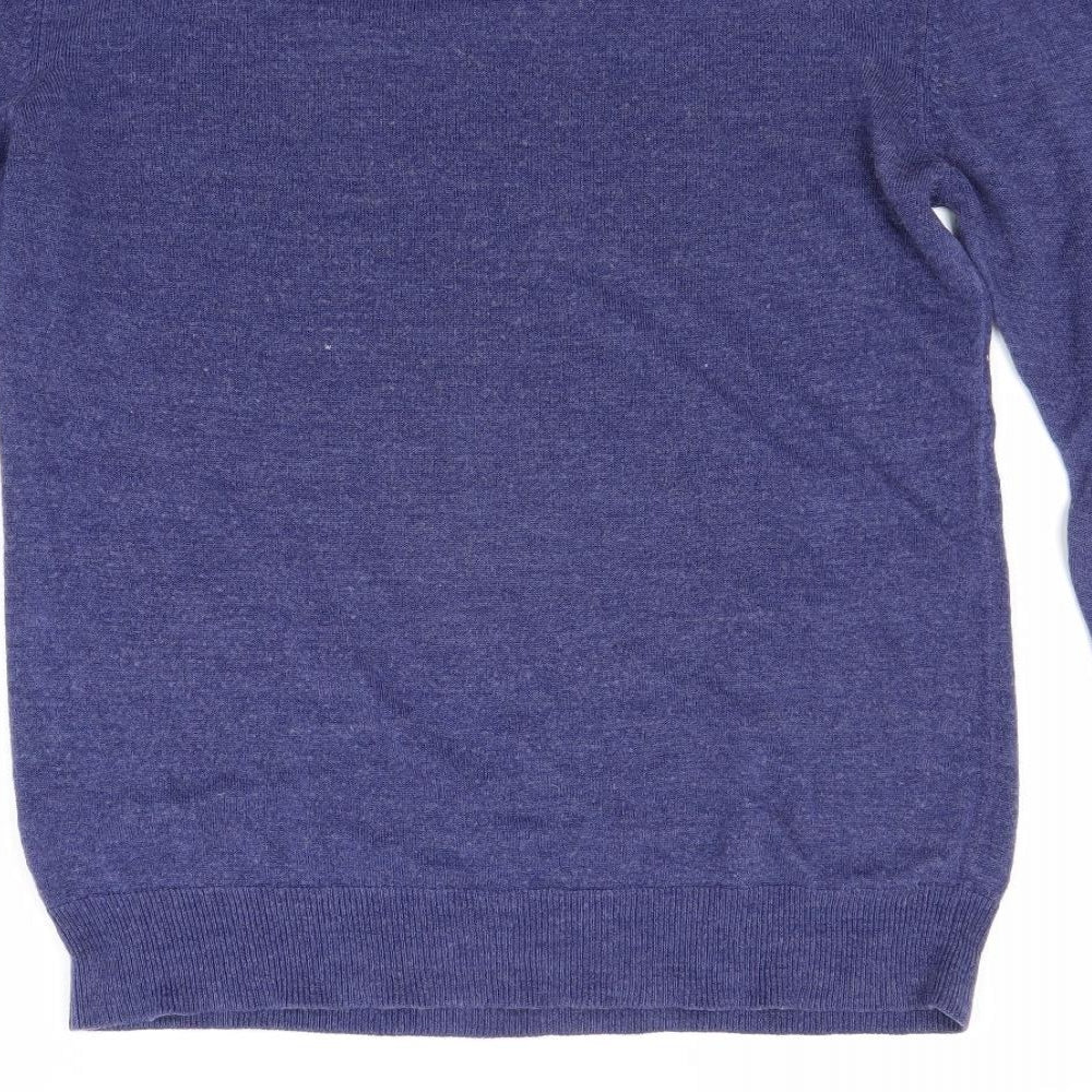 Ceader wood state Mens Blue Pullover Jumper Size L