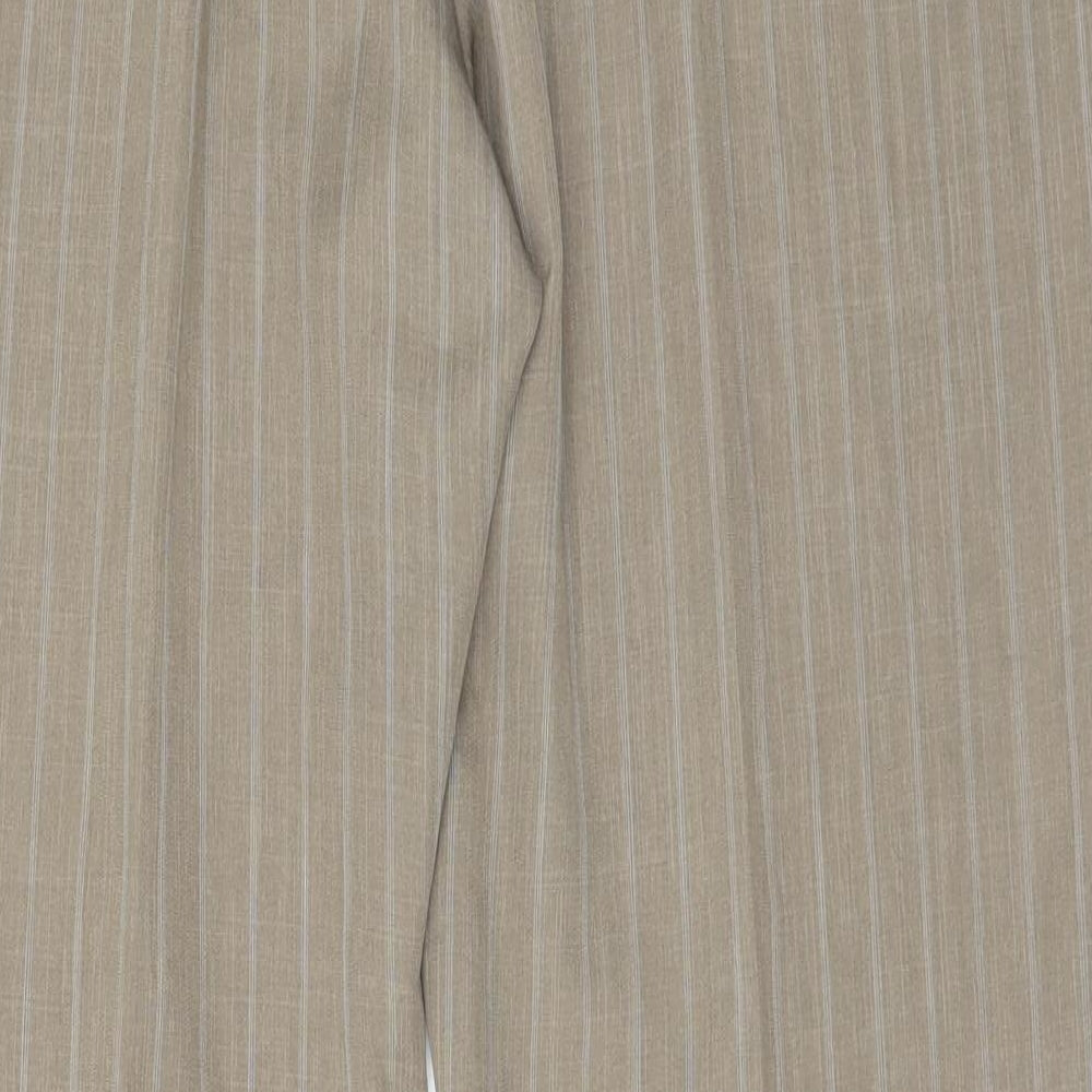 Womens UK Size 20 Marks and Spencer Regular Fit Beige Trousers