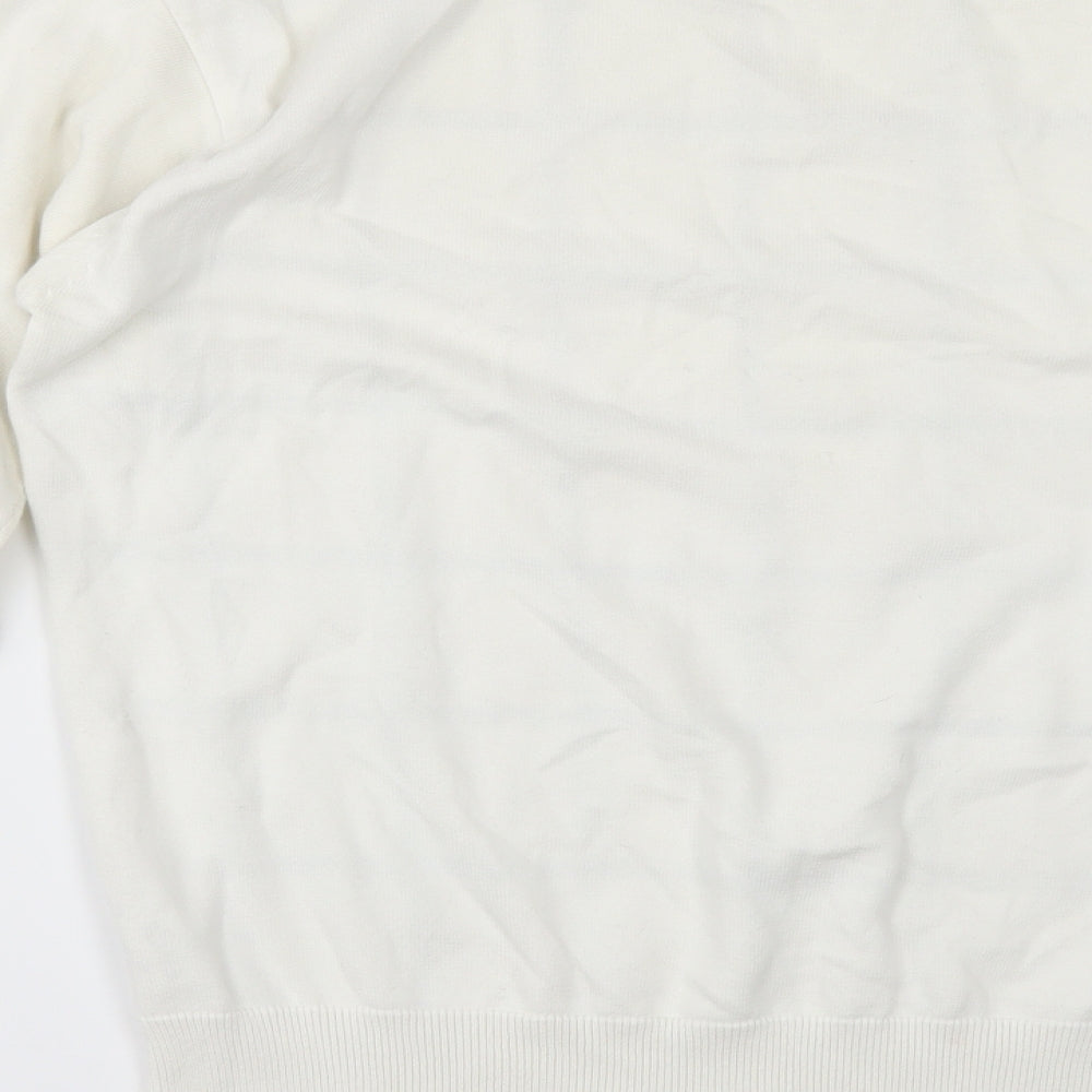 Petroleum Mens Silver Pullover Jumper