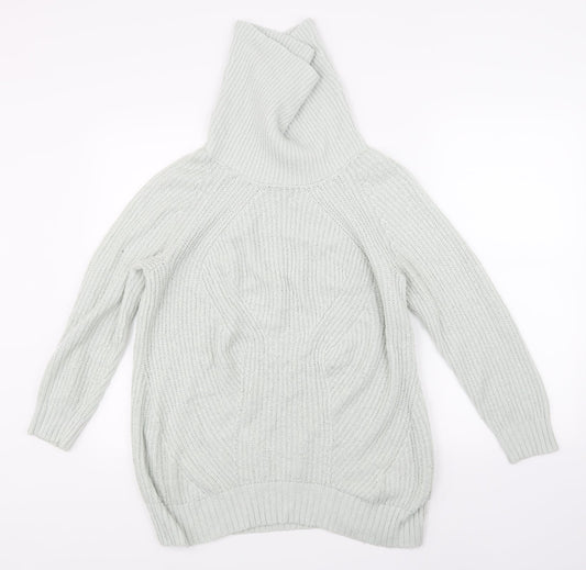 Wallis Womens Grey Knit Pullover Jumper Size S