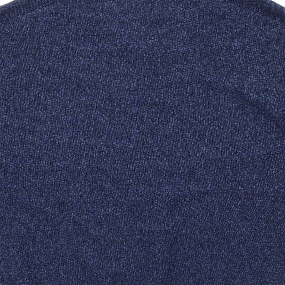 Atlantic Bay Mens Blue Knit Pullover Jumper Size L