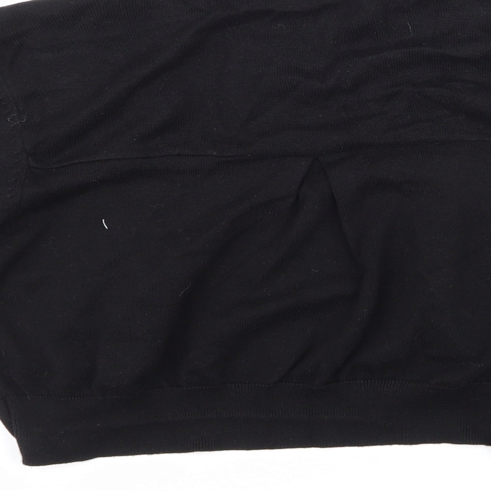 Wallis Womens Black Knit Cardigan Jumper Size M