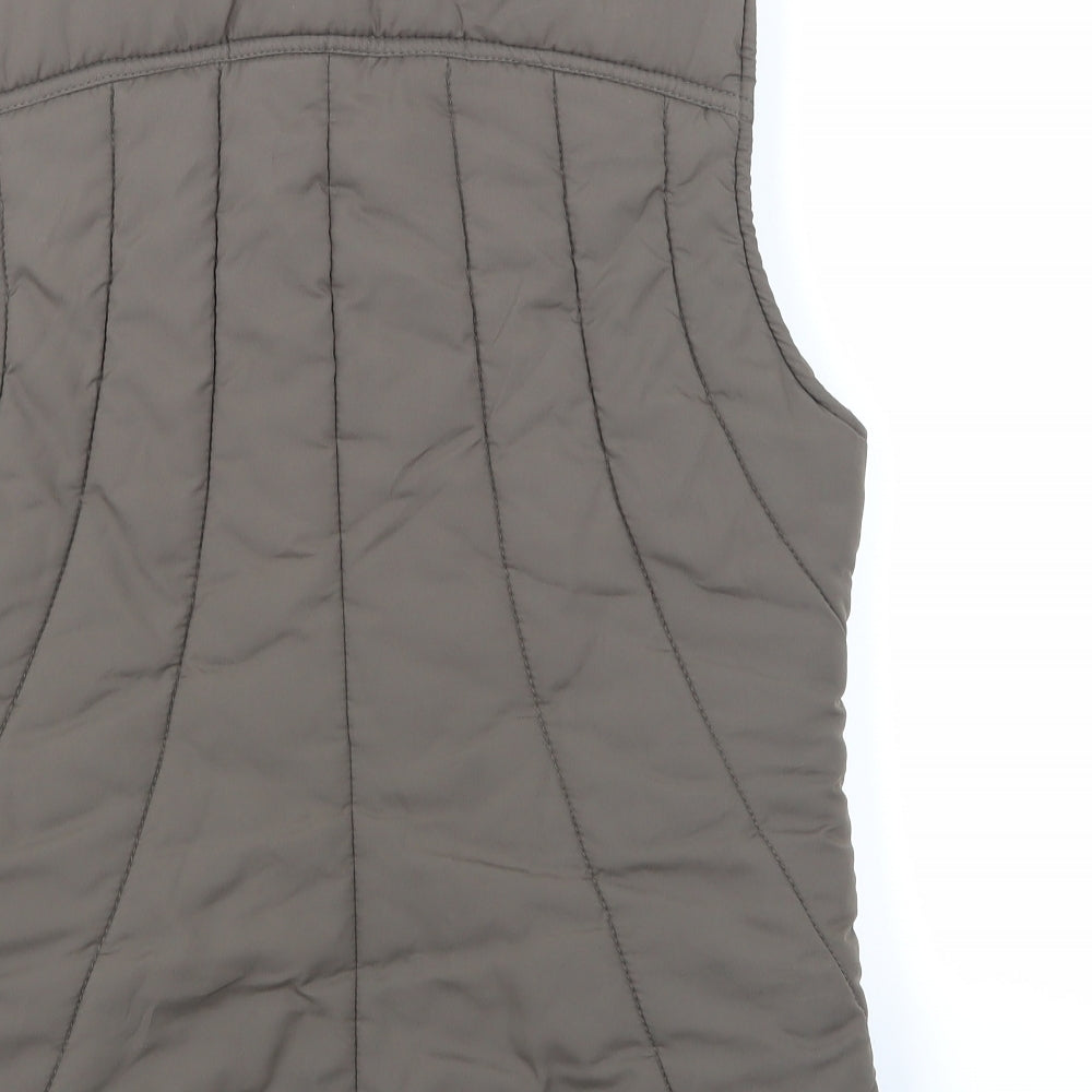 George Womens Brown Gilet Coat Size 8