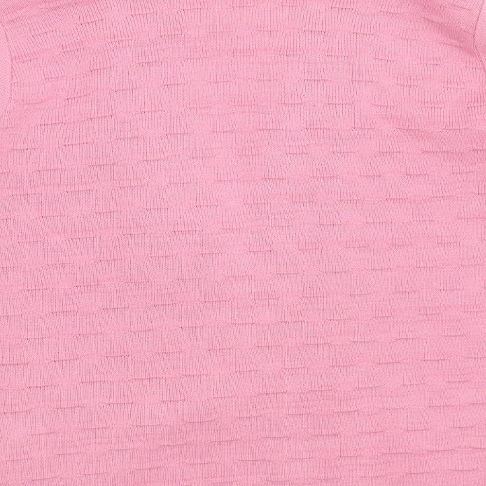 Preworn Womens Pink Cardigan Jumper Size M