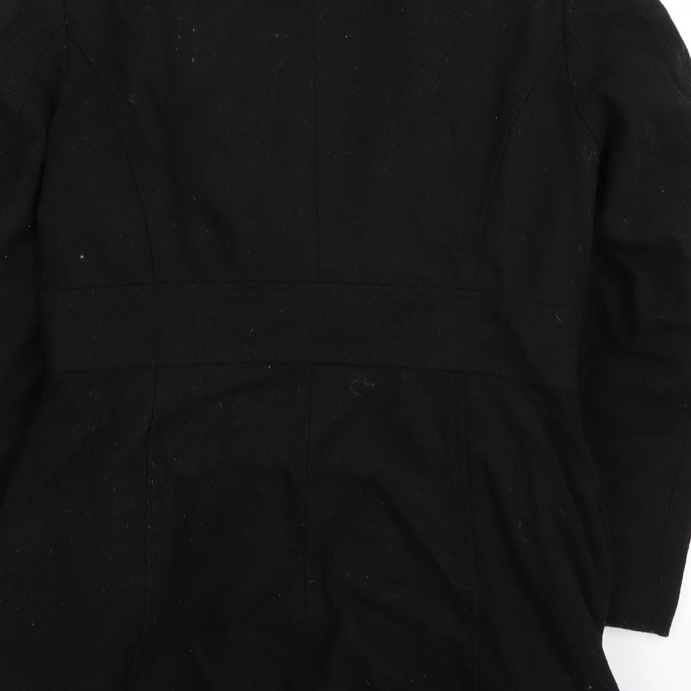 George Womens Black Jacket Coat Size 12