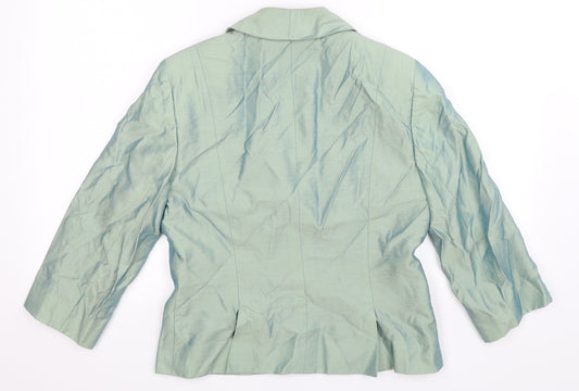Country Casuals Womens Green Jacket Blazer Size 12