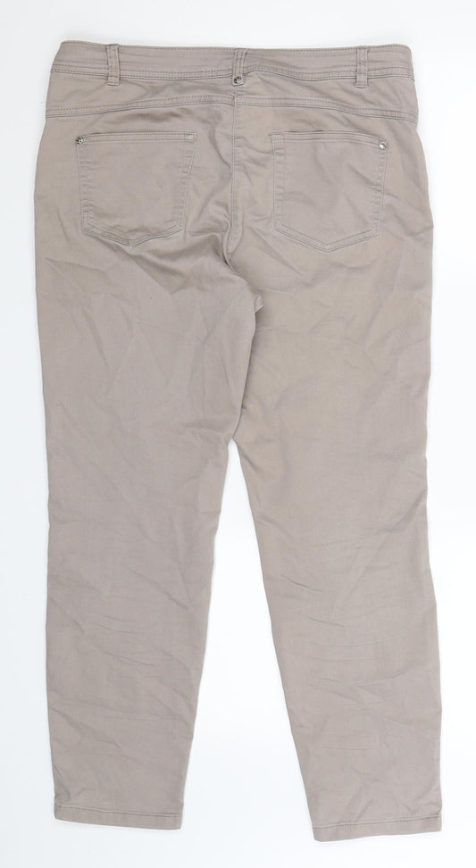 C&A Womens Grey   Jegging Jeans Size 34 in L27 in