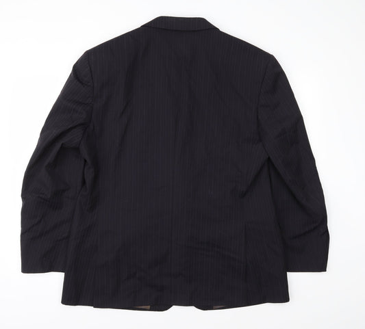 Mens UK Size 44 Marks and Spencer Regular Blue Suit Jacket