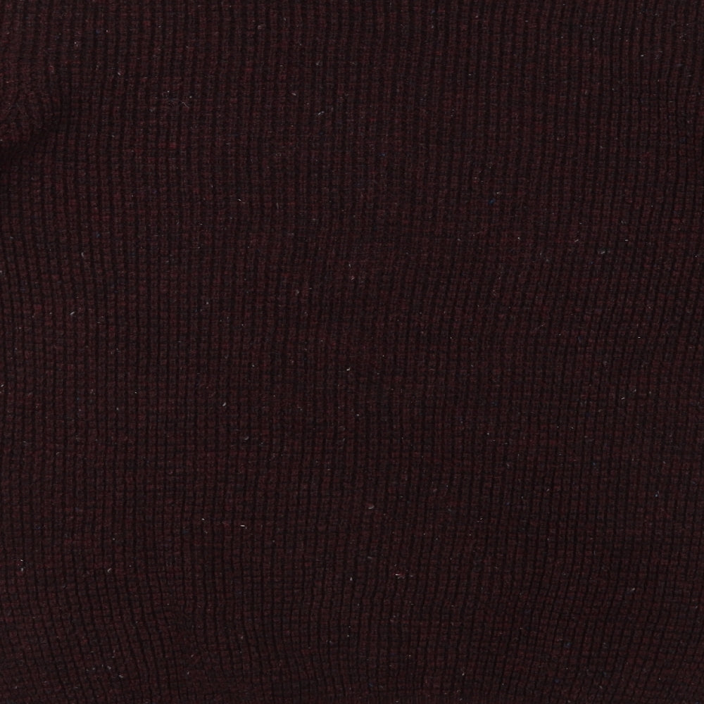 Cedar Wood State Mens Red Knit Pullover Jumper Size M