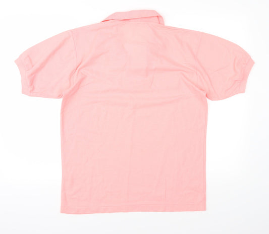 Paulo Verdi Mens Orange Polo Size L