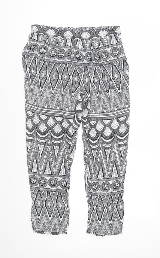 Womens UK Size 36 in H&M Regular Fit Blue Trousers