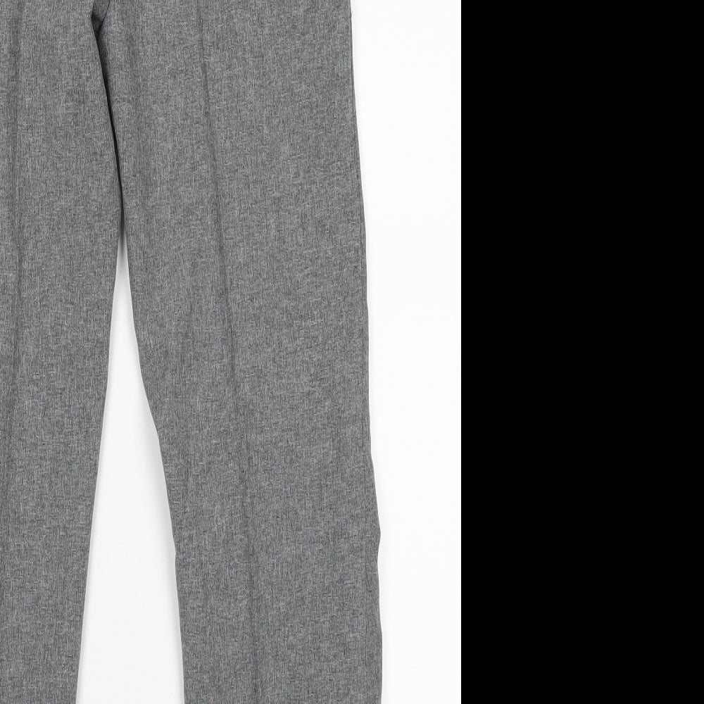 Womens UK Size 10 Preworn Regular Fit Grey Trousers