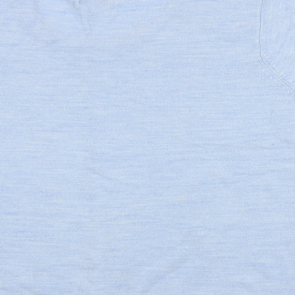 arista Womens Blue Basic T-Shirt Size 18