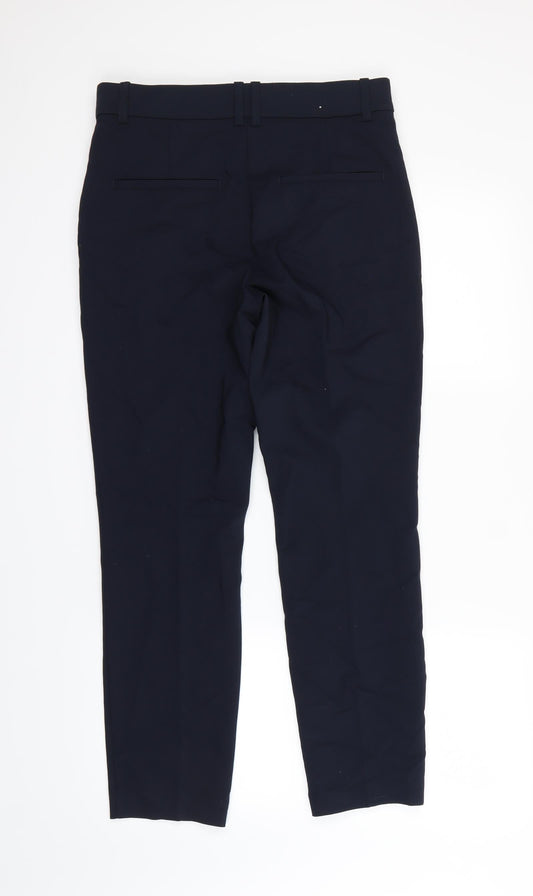 Womens UK Size 12 H&M Regular Fit Dress Pants Blue Trousers
