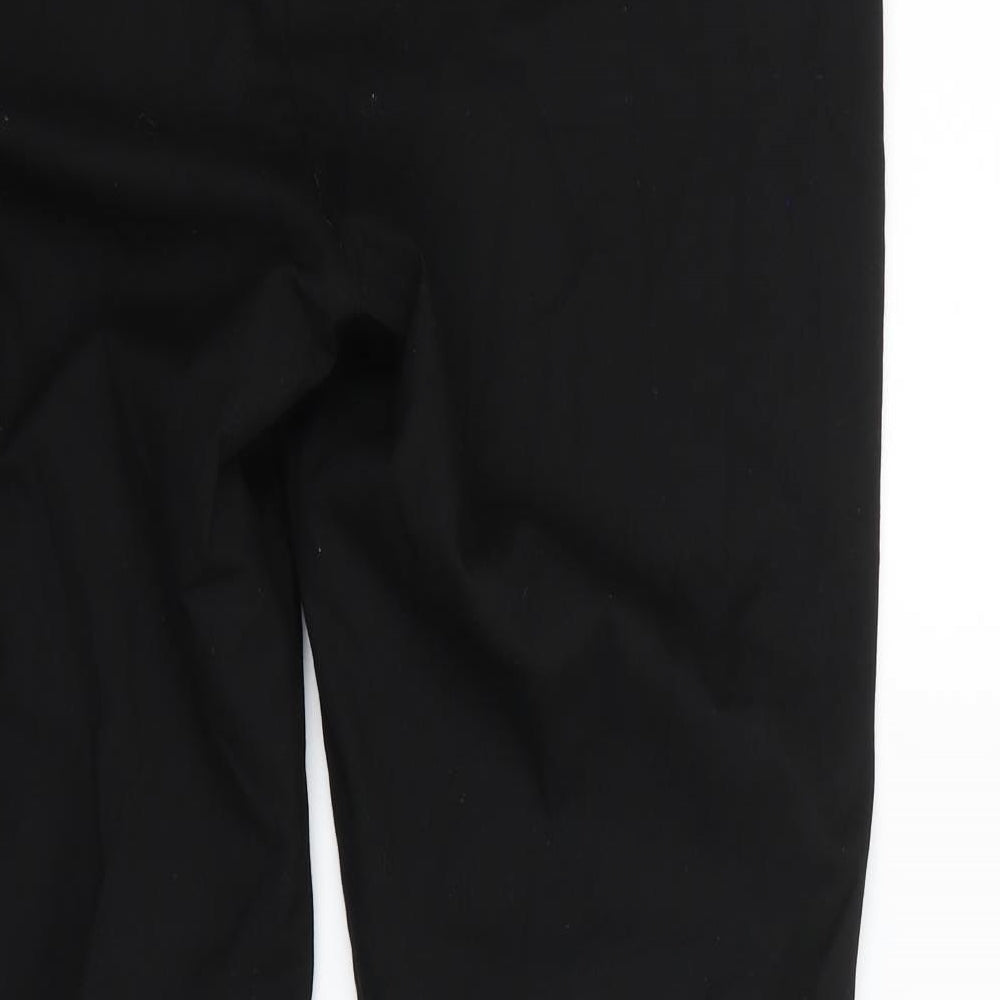 Womens UK Size 12 H&M Regular Fit Dress Pants Black Trousers