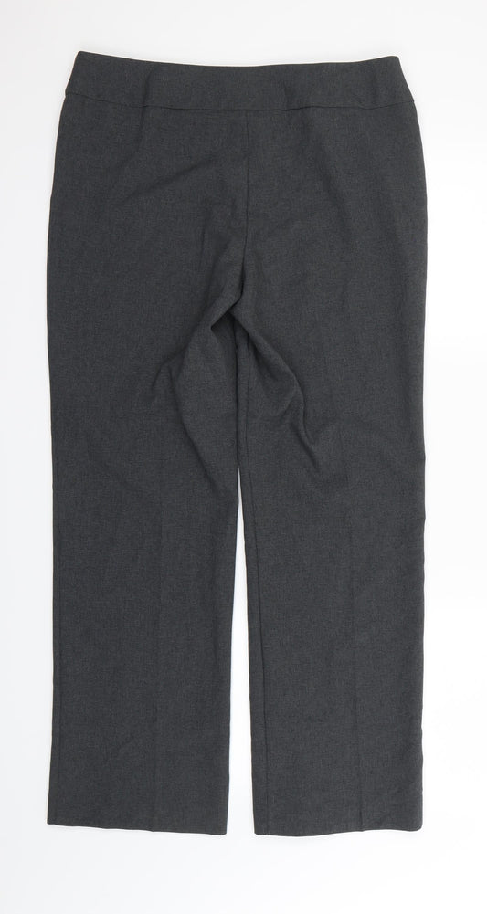 George Womens Grey Dress Pants Trousers Size 12 L30 in