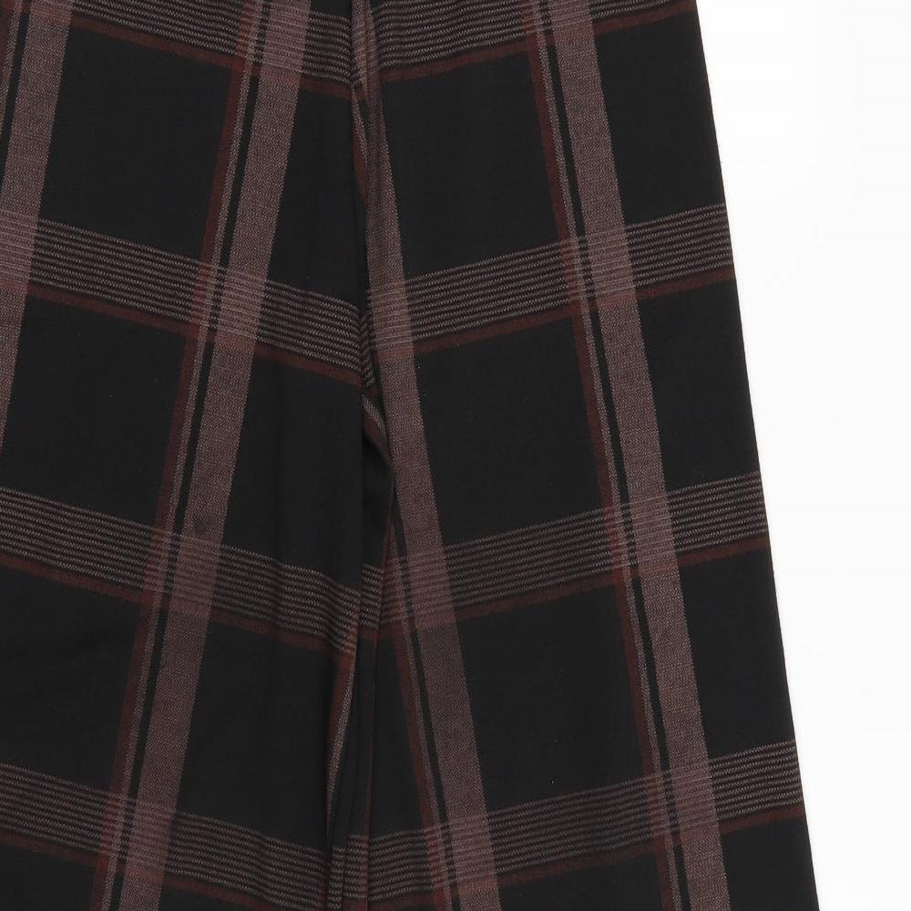 Primark Womens Black Cropped Trousers Size 8 L22 in