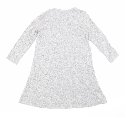 TU Womens Grey A-Line Size 8