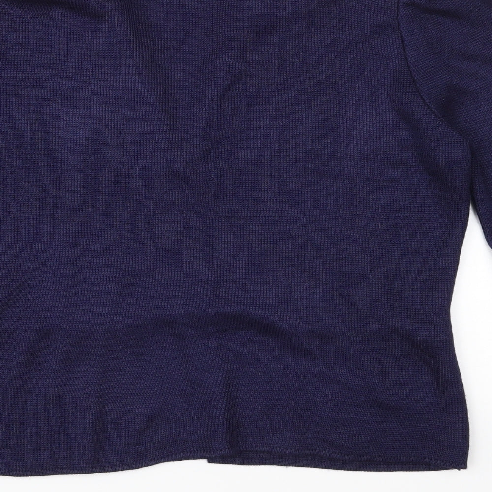 Dorothy Perkins Womens Blue Knit Cardigan Jumper Size 12