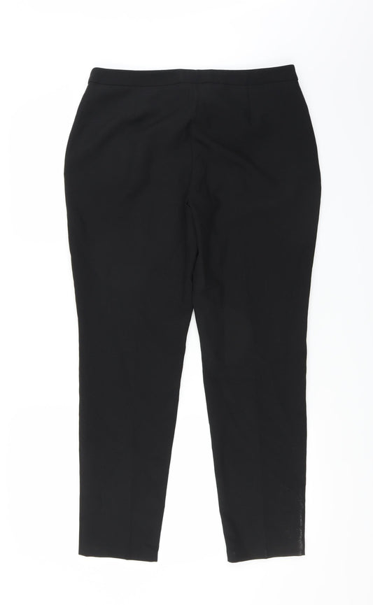 Primark Womens Black Trousers Size 12 L27 in