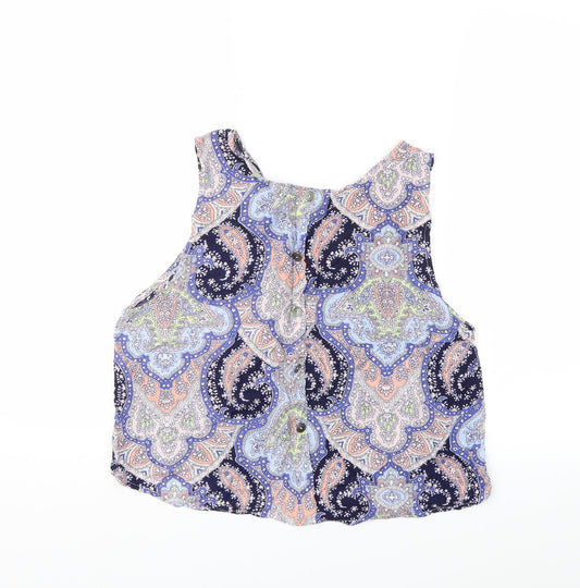Cotton On Womens Paisley Basic Tank Size M