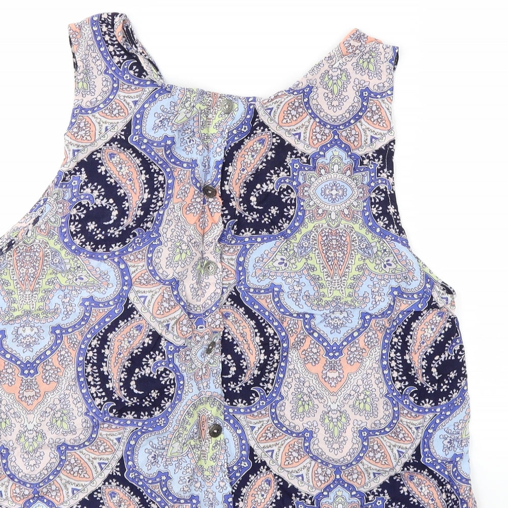 Cotton On Womens Paisley Basic Tank Size M