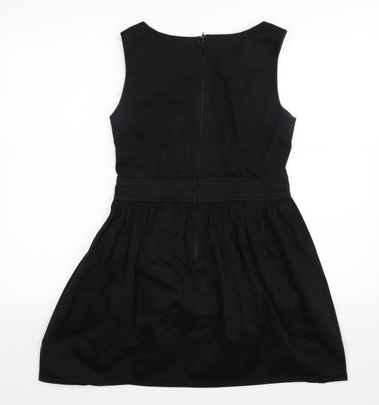 GLASSONS Womens Black Fit & Flare Size 10