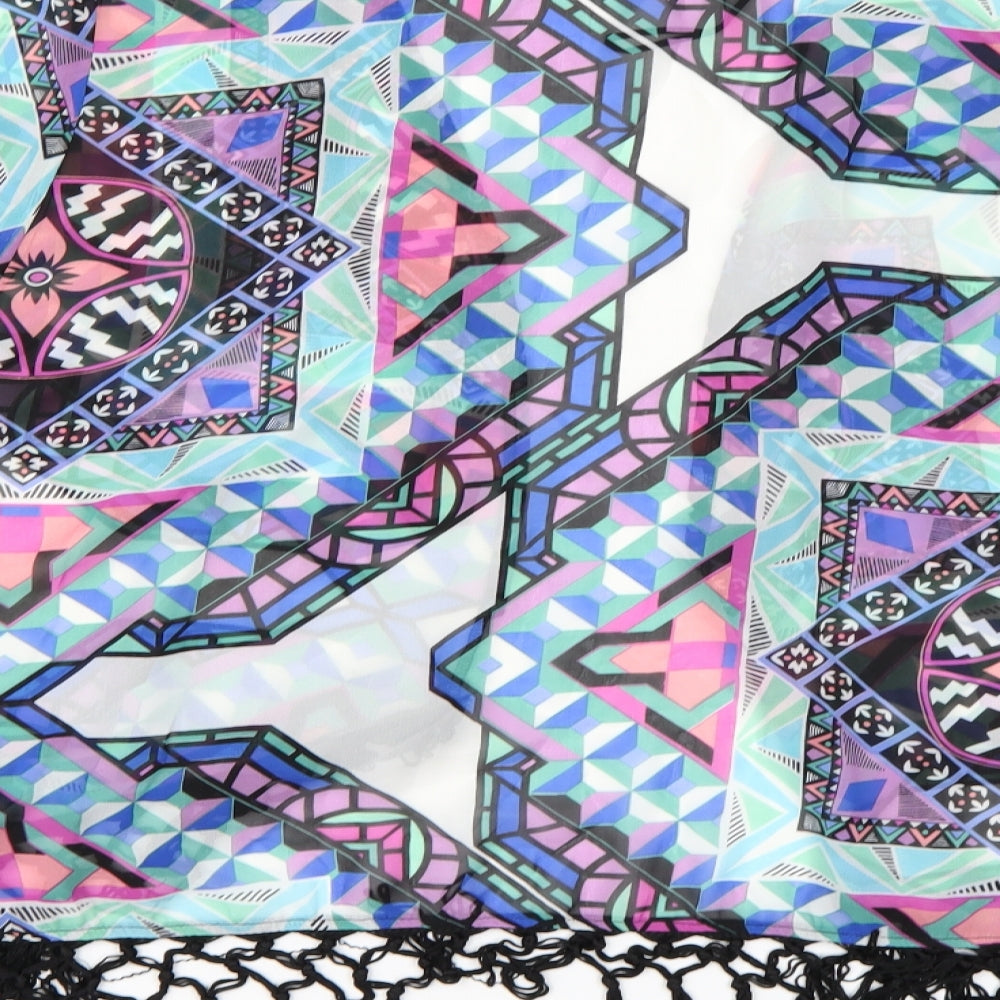 Womens UK Size XS Atmosphere Multicoloured Kimono Blouse