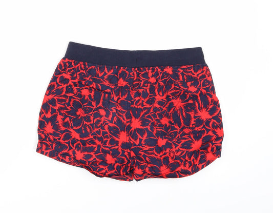 Atmosphere Womens Blue Floral  Sweat Shorts Size 8