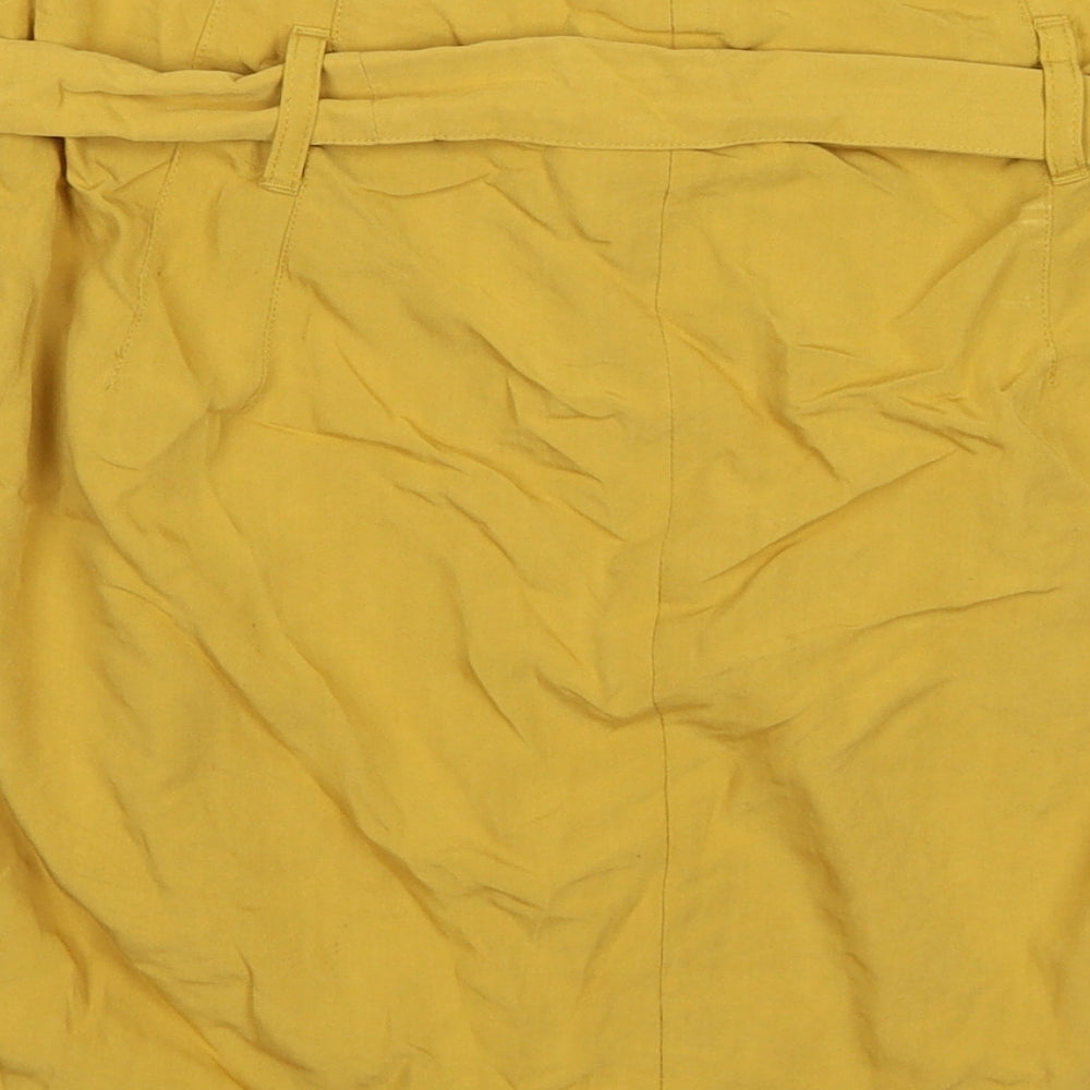 Womens UK Size L Kimchi Blue Peasant Satin Skirt