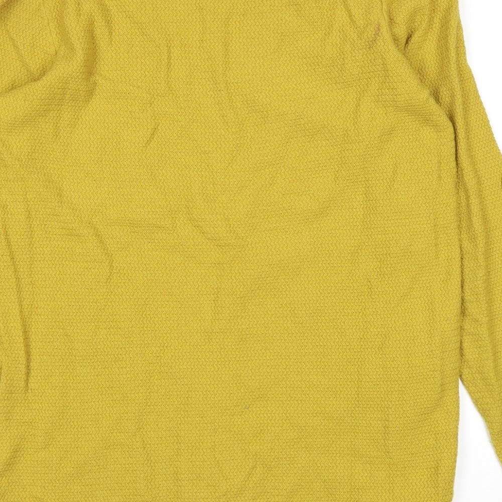 Womens UK Size S Gap Yellow Basic T-Shirt