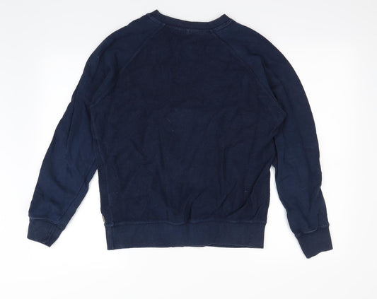 Blend Mens Blue Pullover Jumper Size M