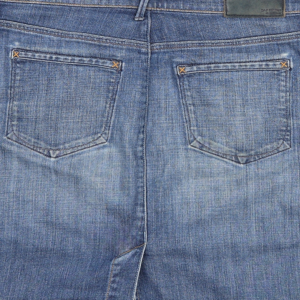 Gap Womens Blue  Denim Straight & Pencil Skirt Size 10