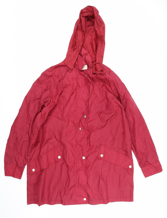 Danni Mac Womens Purple Jacket Coat Size L