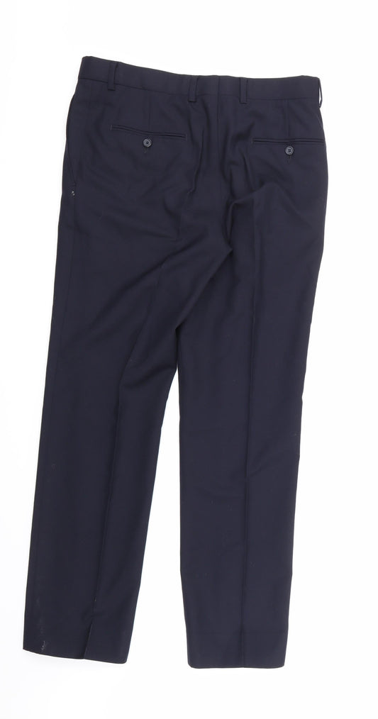 Prestige Mens Blue Trousers Size 32 in L29 in
