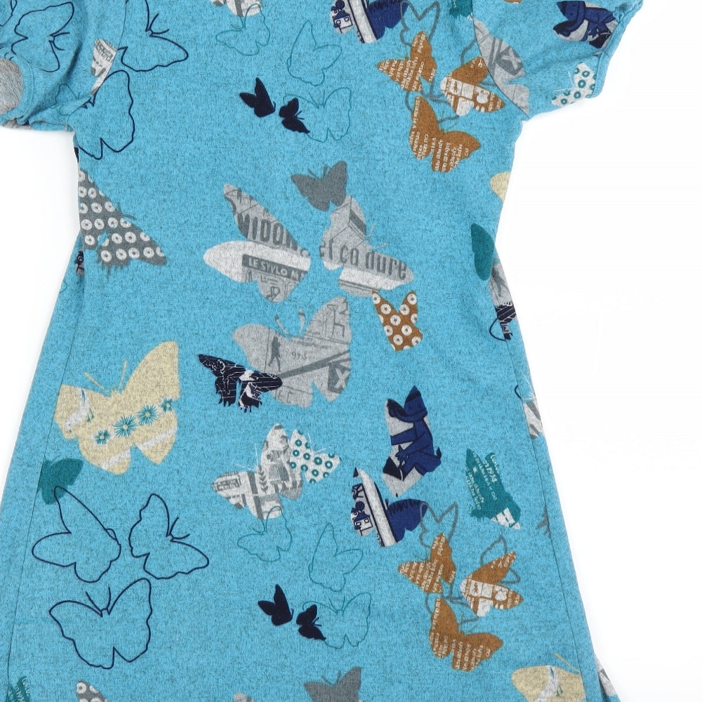 Angeleye Womens Blue Mini Size S - BUTTERFLIES