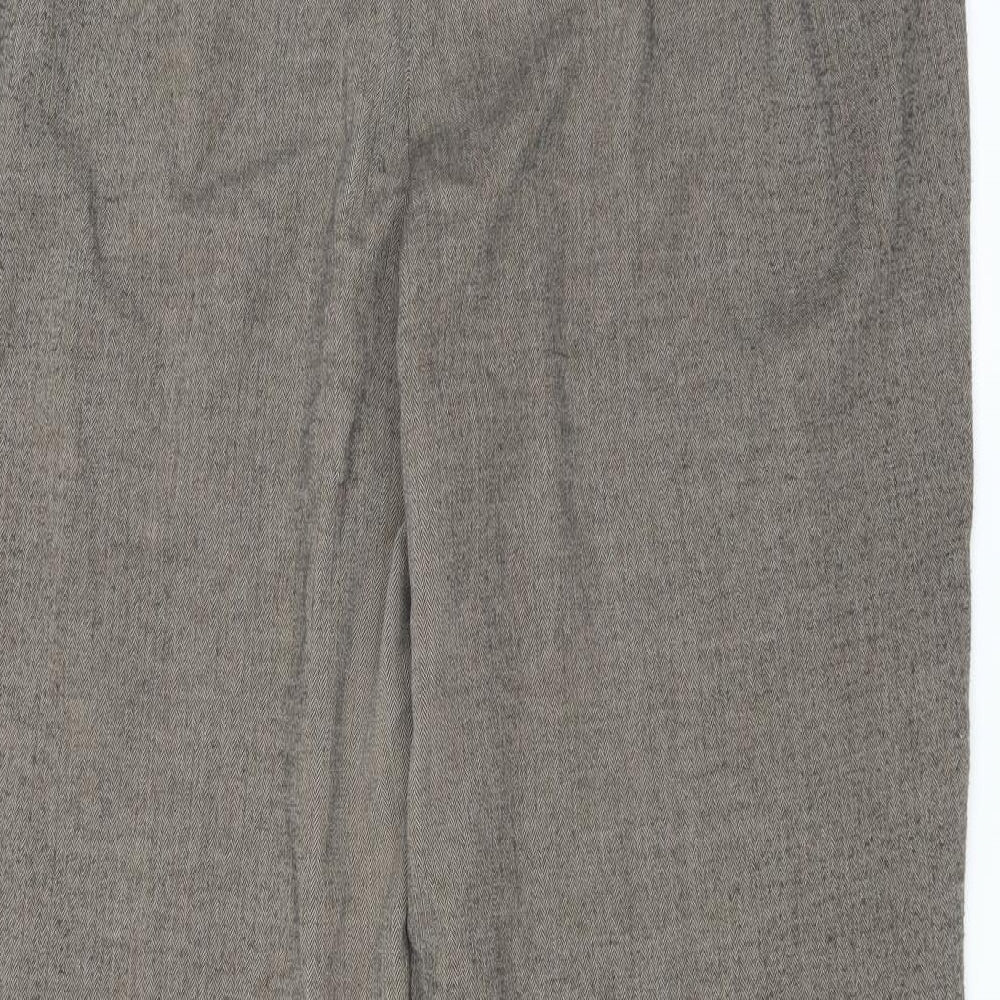 Ann Harvey Womens Brown Trousers Size 20 L27 in