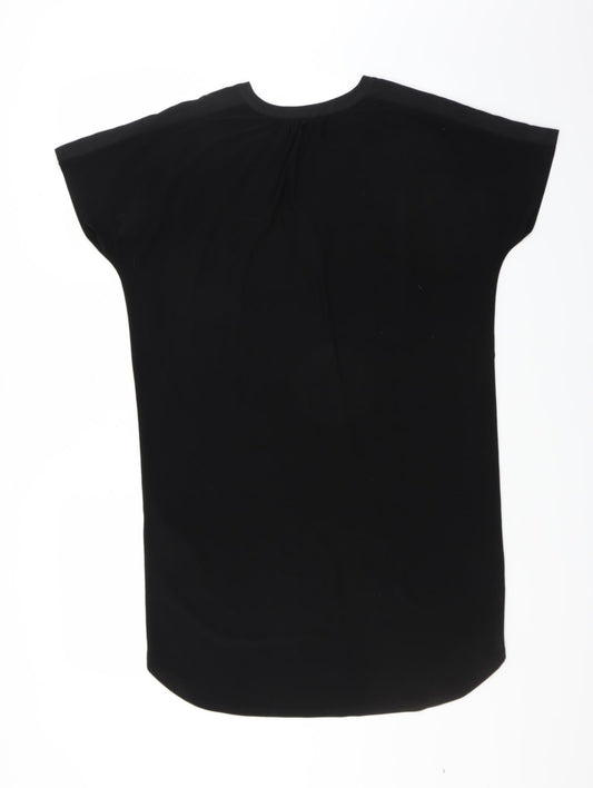 Oasis Womens Black T-Shirt Dress Size XS
