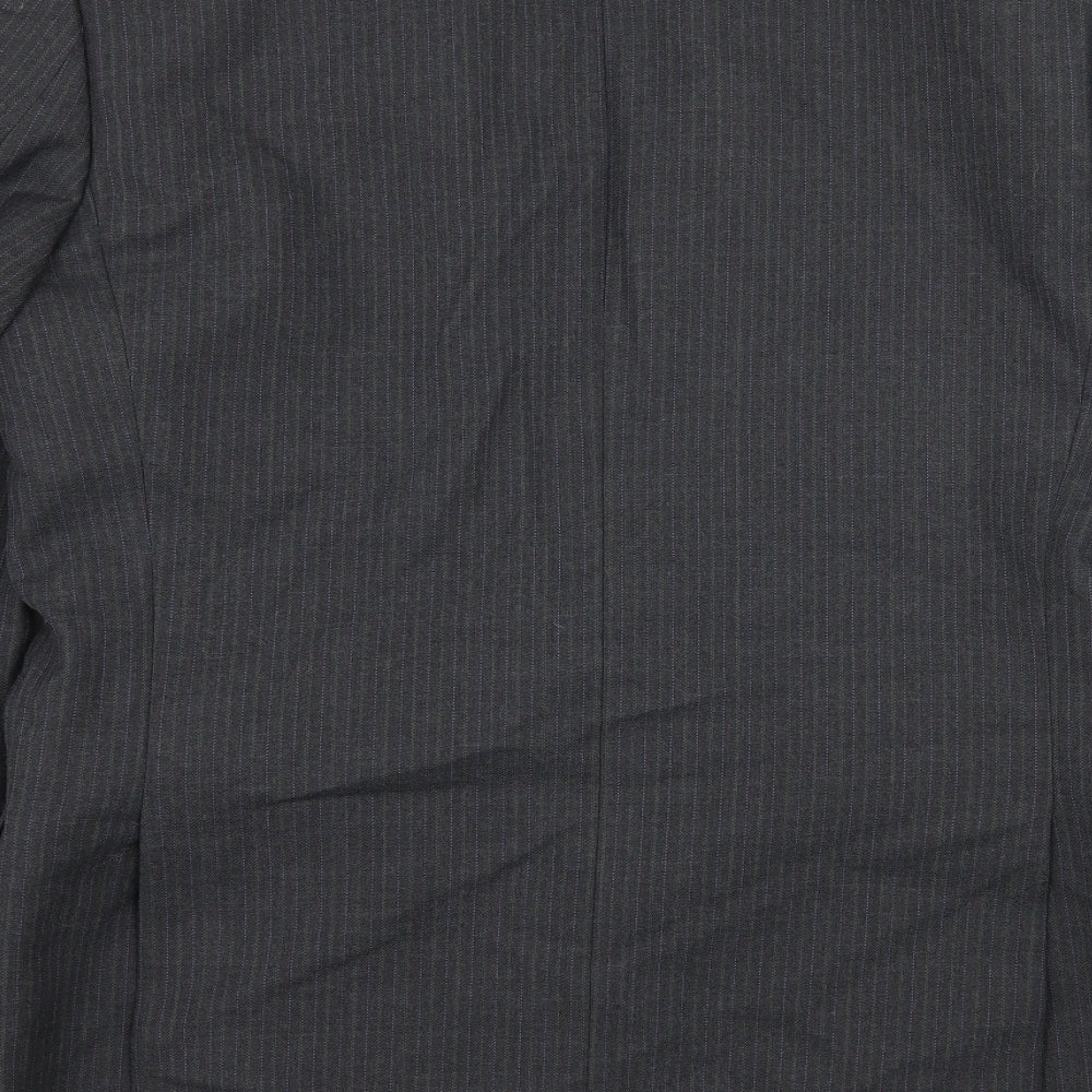 Mens UK Size M Preworn Regular Grey Suit Jacket