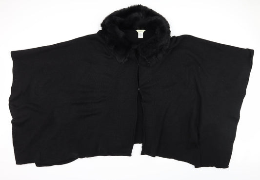 Classics Womens Black Knit Cardigan Jumper One Size