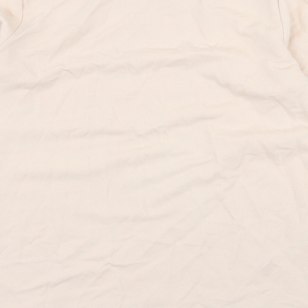 H&M Womens Pink Jersey Pullover Sweatshirt Size S